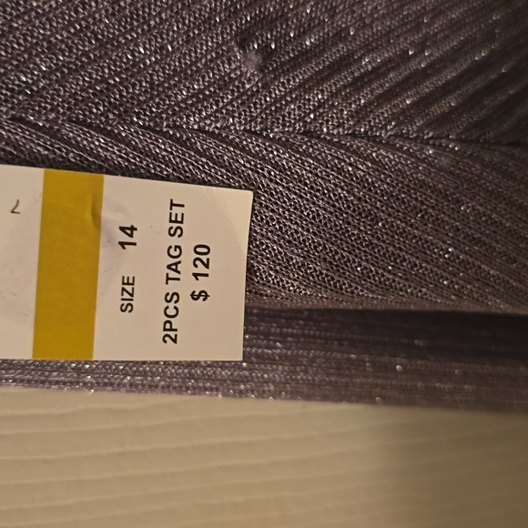 R & M COLLECTION BRAND WOMEN'S TWO PIECE FANCY DRESS AND MATCHING JACKET SIZE 14 - Picture 15 of 17